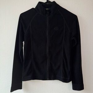 Vintage Harley Davidson Women’s Black Fleece Jacket